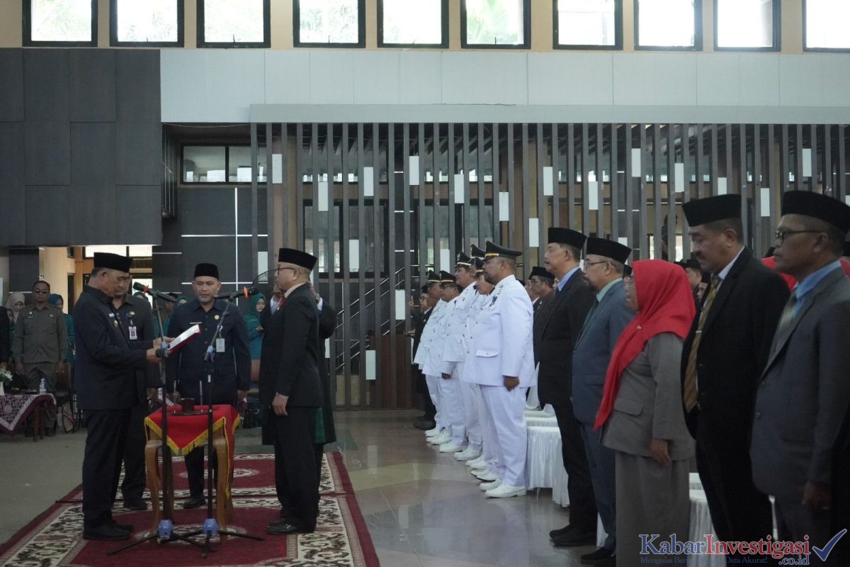 Penguatan Organisasi: Bupati Inhil Lantik Serangkaian Pejabat di Gedung Engku Kelana