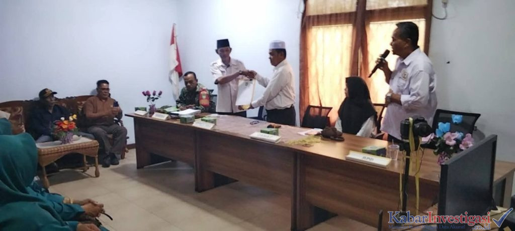 Serah Terima Jabatan PJ Kepala Desa kepada PAW Kepala Desa Tanah Merah Berlangsung Sukses