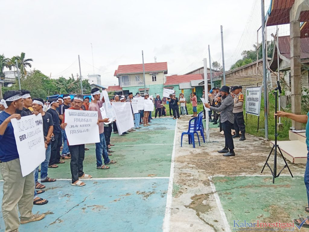 Aksi Demo Masyarakat Desa Belantaraya, Masyarakat Menilai Aksi Tidak Sepenuhnya Murni Aspirasi Masyarakat