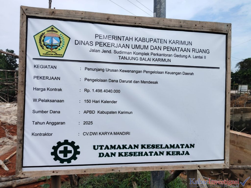 Masyarakat Menanti Keberanian Kajari Karimun Memeriksa PPK Dinas PUPR Tentang Perbaikan Jembatan Kundur