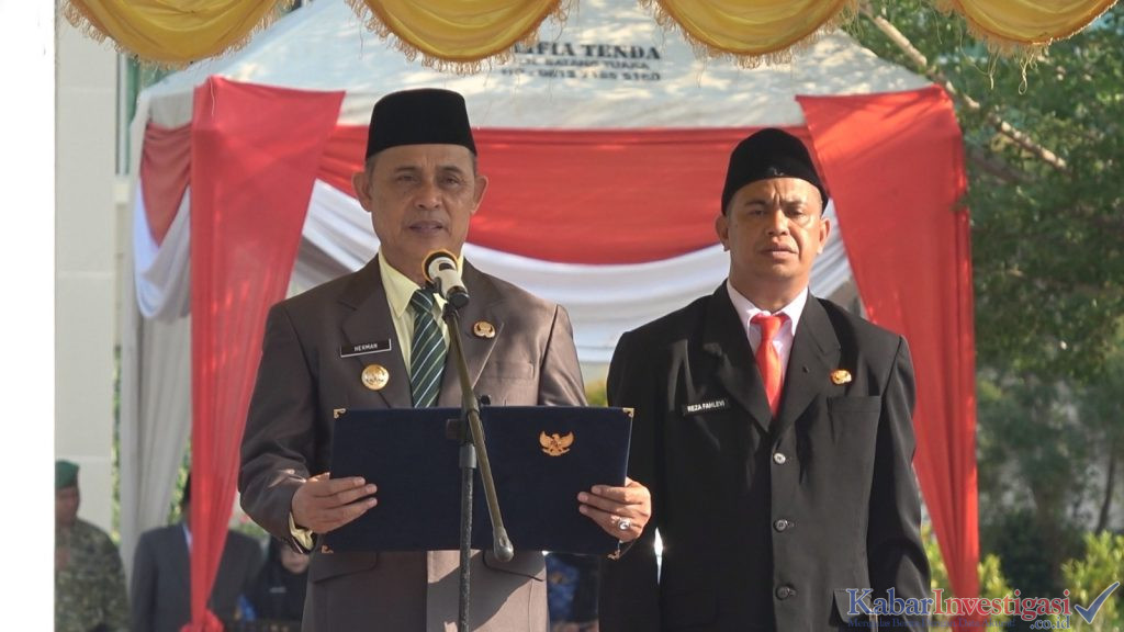 Bupati Herman Jadi Inspektur Upacara Peringatan Ke-118 Harkitnas Tahun 2026 di Pemkab Inhil
