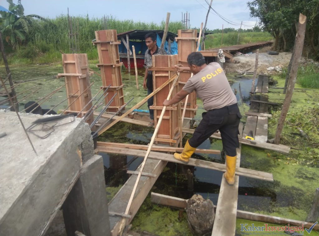 Pembangunan Jembatan Merah Putih Presisi Tahap II di Batang Tuaka Capai 40 Persen