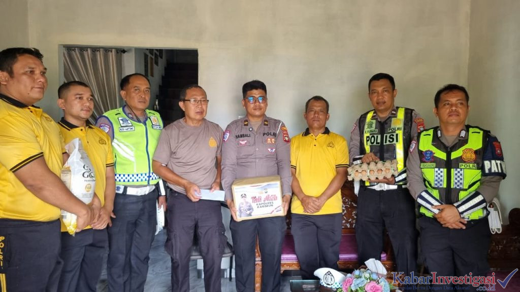 Kapolres Karimun Beri Tali Asih Kepada Personel Yang Sakit