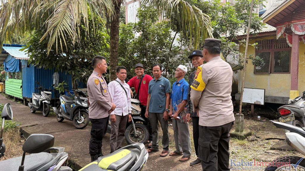 Polsek Mandah Koordinasi Bersama Warga Desa Bente Dukung Pendataan Lahan Jagung untuk Ketahanan Pangan
