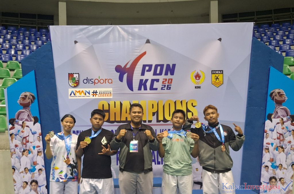 Siswa-Siswi MAN 1 Indragiri Hilir Sabet Medali di Kejuaraan Nasional Karate Piala Wali Kota Pekanbaru 2026
