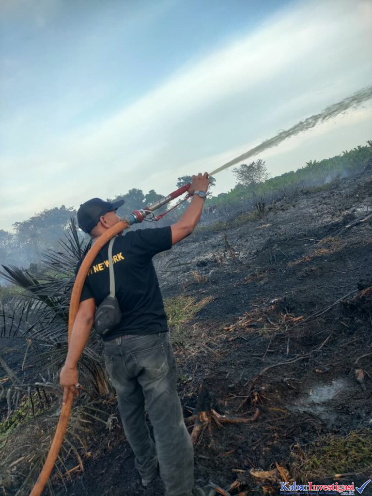 Dalam Hitungan Jam, TRC BPBD Inhil Taklukkan Dua Titik Karhutla