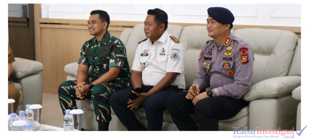 Dandim 0321/Rohil Letkol Inf Diki Apriadi Dampingi Penyambutan Kajati Riau di Kejari Rohil, Sinergi Forkopimda Semakin Solid