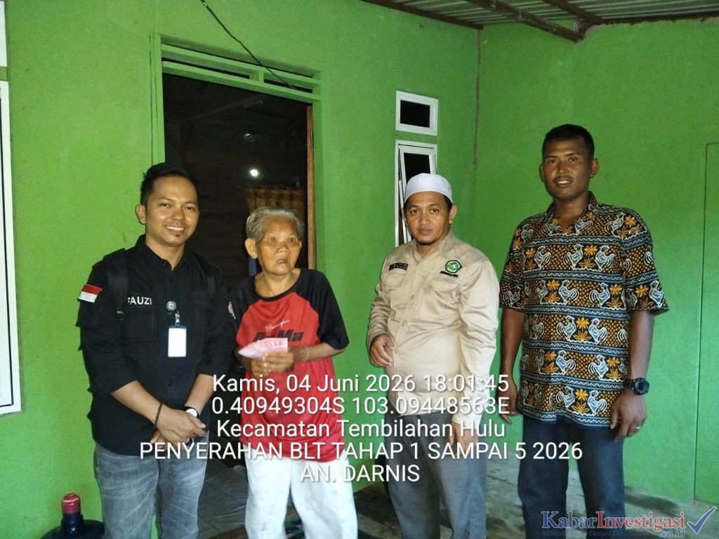 Pemdes Sungai Intan Menyalurkan BLT