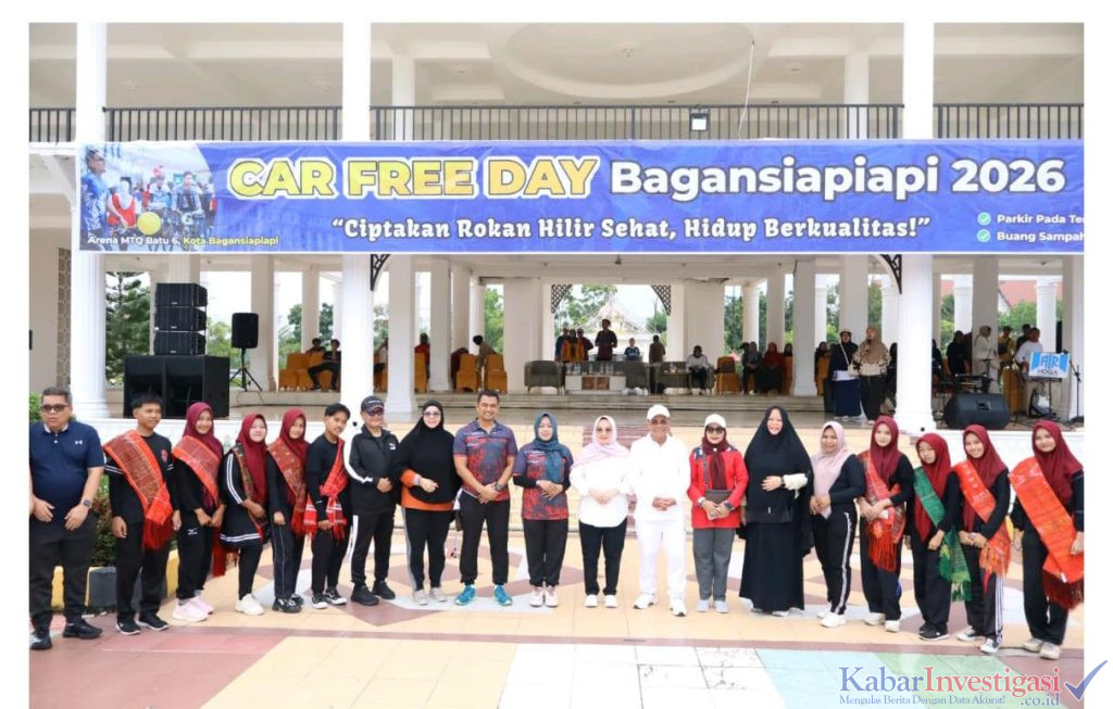Dandim 0321/Rohil Letkol Inf Diki Apriyadi Ramaikan CFD Bagansiapiapi 2026, Ajak Warga Hidup Sehat dan Manfaatkan Layanan Publik
