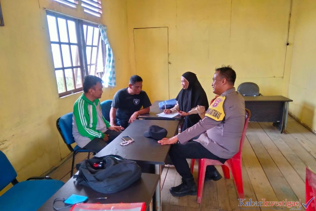 Bhabinkamtibmas Desa Bekawan Koordinasi Pendataan Lahan JagungDukung Program Swasembada Pangan