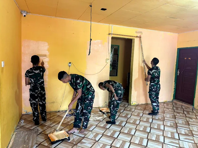 Kodim 0314/Inhil Gelar Karya Bakti di Panti Asuhan Puri Kasih Tembilahan