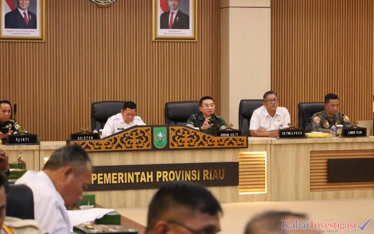 Kodam XIX Tuanku Tambusai Perkuat Sinergi Pengamanan Kunjungan Wakil Presiden RI di Riau