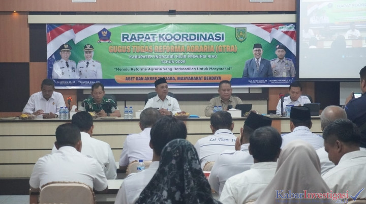 Wujudkan Reforma Agraria Berkeadilan, Pemkab Inhil dan BPN Perkuat Sinergi