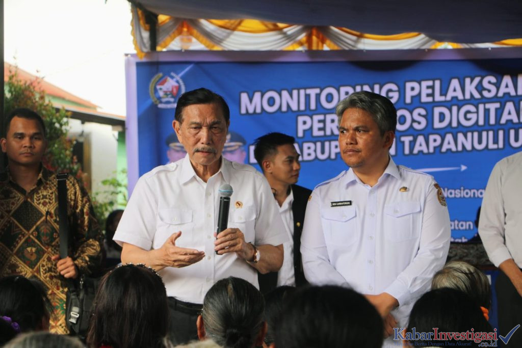 Komitmen Pemkab Taput dalam Digitalisasi Bansos Diapresiasi Ketua DEN Luhut Pandjaitan
