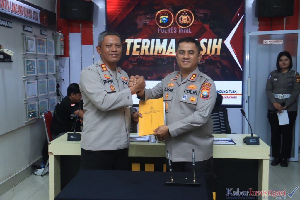 Welcome and Farewell Parade, AKBP Donny Eko Listianto Resmi Sambut Tongkat Komando Polres Indragiri Hilir