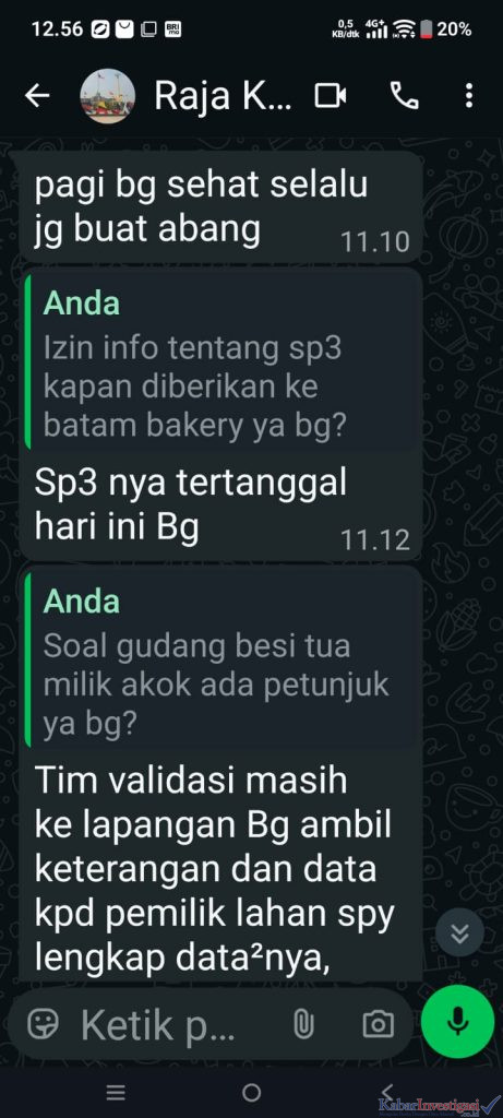 SP 3 Akan Bergulir Ke Pemilik Batam Bakery, Publik Menanti Eksekusi Pembongkaran.