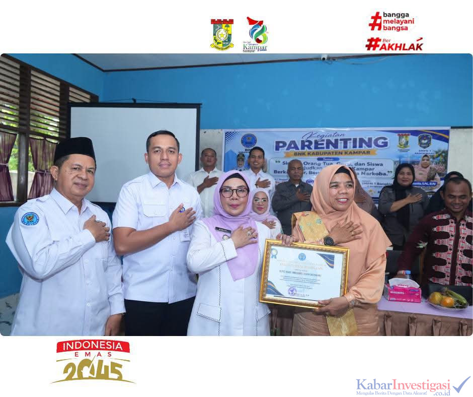 Wakil Bupati Kampar Buka Parenting BNK Kampar Dalam Rangka Hari Anti Narkotika Internasional (HANI) Tahun 2026