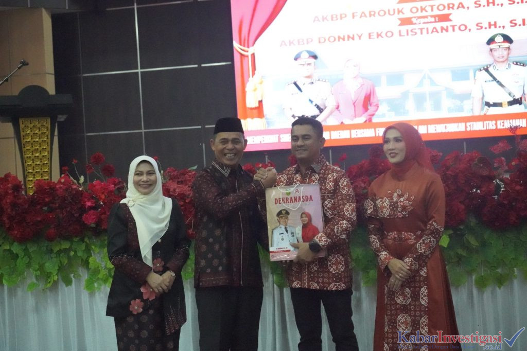 Bupati Inhil Hadiri Pisah Sambut Kapolres, Tegaskan Pentingnya Sinergi Menjaga Kamtibmas