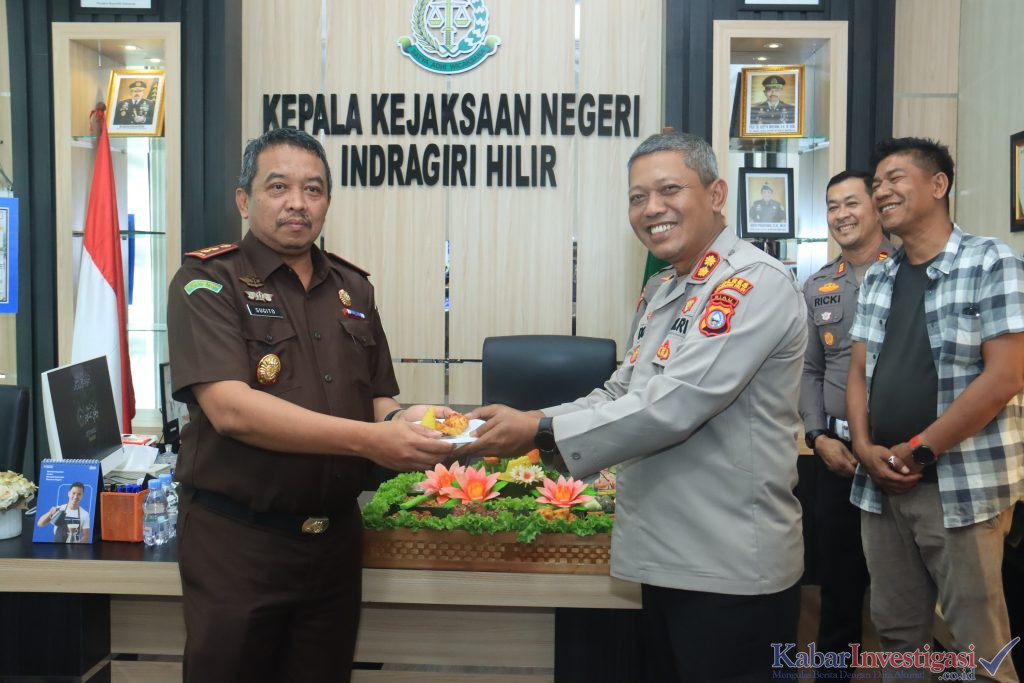 Polres Indragiri Hilir Pererat Sinergitas dengan Kejaksaan Negeri Inhil pada Hari Bakti Adhyaksa ke-66