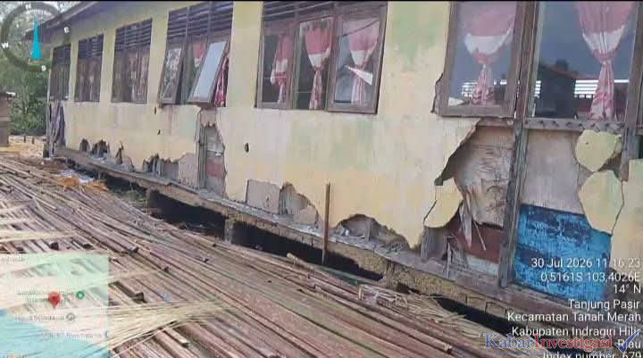 KONDISI SMPN 7 TANJUNG PASIR MEMPRIHATINKAN, SEKOLAH HARAPKAN BANTUAN CEPAT PEMERINTAHTANAH MERAH