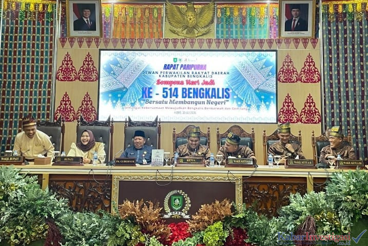 Paripurna Hari Jadi ke-514 Bengkalis, Ketua DPRD: Hari Ini Berpangkal dari Masa Lalu