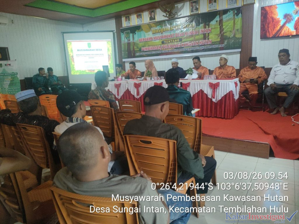 Pemdes Sungai Musyawarah Bersama Masyarakat Pembebasan Lahan