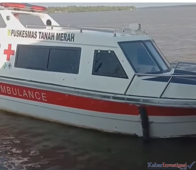 AMBULANS LAUT PUSKESMAS TANAH MERAH DISOROT WARGA MINTA ADA TRANSPARANSI PENGGUNAAN