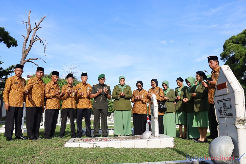 HUT Ke-1 Kodam XIX Tuanku Tambusai, Ziarah Rombongan Teguhkan Semangat Pengabdian kepada Negeri