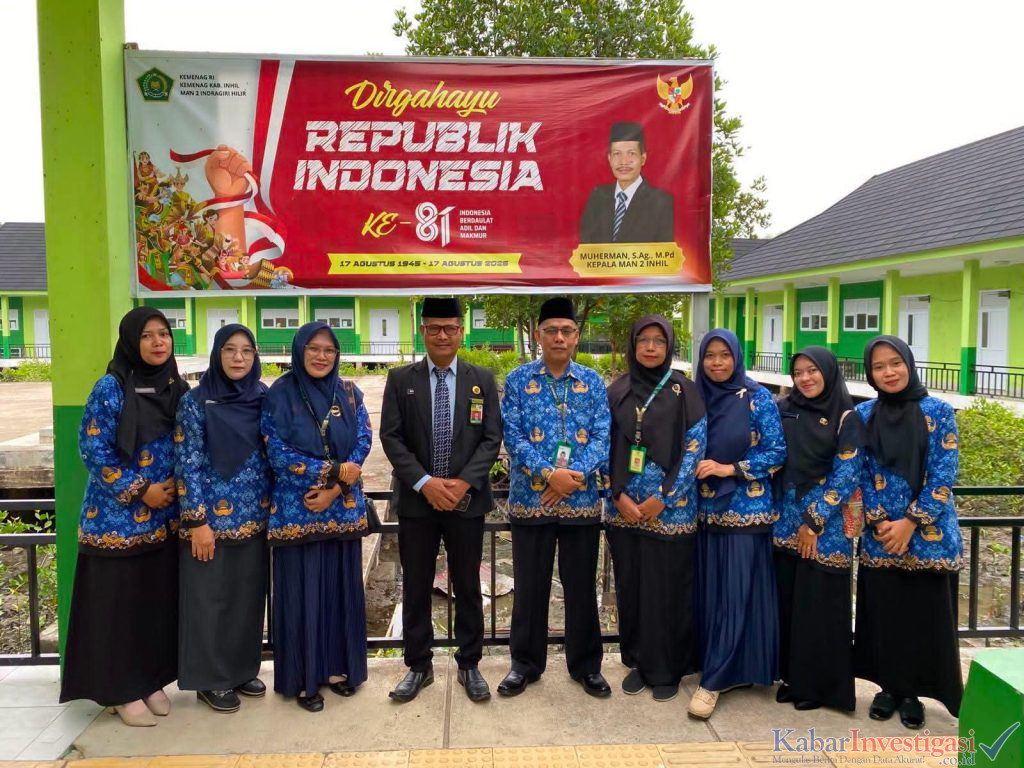 Semangat Kemerdekaan! Siswa dan Guru MAN 2 INHIL Hadiri Upacara 17 Agustus 2026