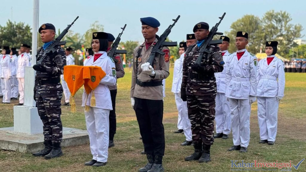 Kapolsek Tanah Merah Pengamanan HUT RI ke-81 di Lapangan KONI Berjalan Lancar dan Khidmat