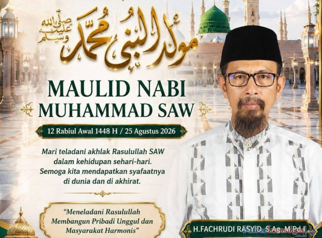 Peringati Maulid Nabi 12 Rabiul Awal 1448 H, KUA Tanah Merah: Jadikan Rasulullah Cahaya Kehidupan
