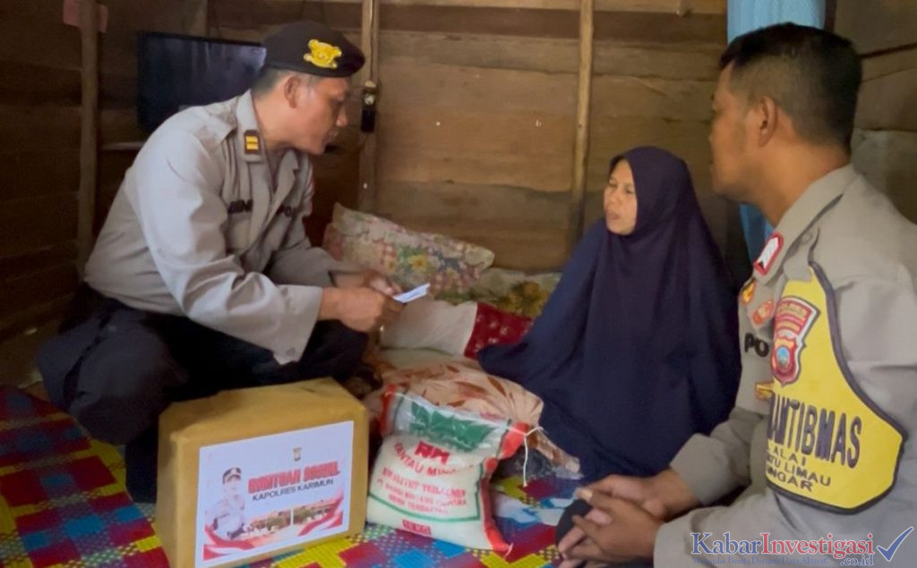 Jumat Berkah Kapolres Karimun, Polsek Kundur Salurkan Tali Asih untuk Warga