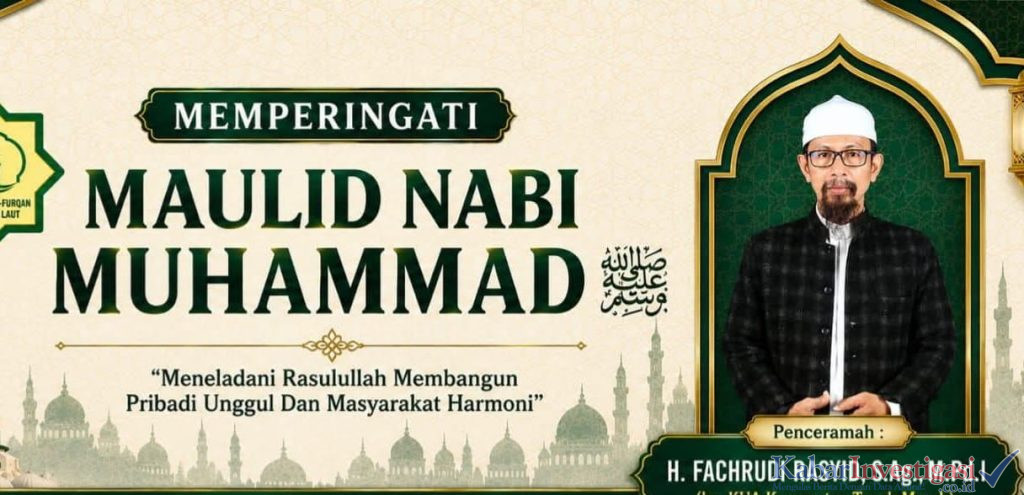 Perngati Maulid Nabi, Desa Sungai Laut Gandeng KUA Tanah Merah Bangun Masyarakat Harmoni