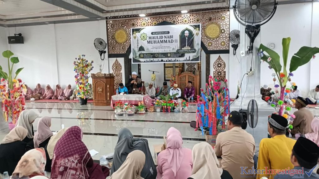 Perngati Maulid Nabi, Desa Sungai Laut Gandeng KUA Tanah Merah Bangun Masyarakat Harmoni