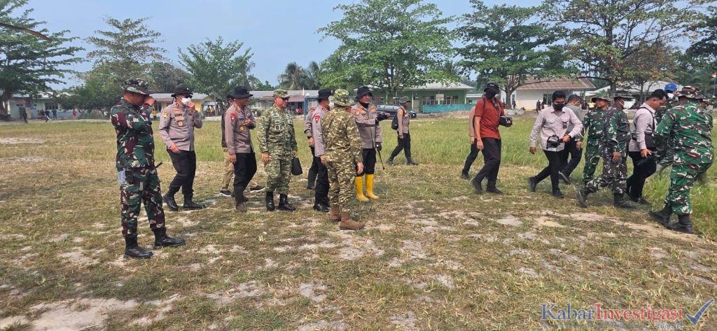 Kodam XIX/Tuanku Tambusai Perkuat Penanganan Karhutla, Pangdam Tinjau Langsung Lokasi di Inhu