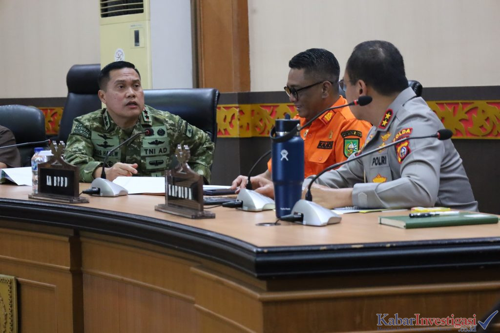 Kodam XIX/Tuanku Tambusai Perkuat Penanganan Karhutla, Sinergi Terpusat Bersama BNPB