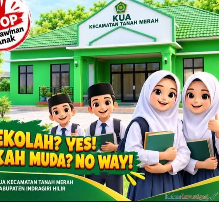 Kampanyekan Cegah Nikah Dini, KUA Tanah Merah Gaungkan “Selesaikan Sekolah, Jangan Keburu Nikah”