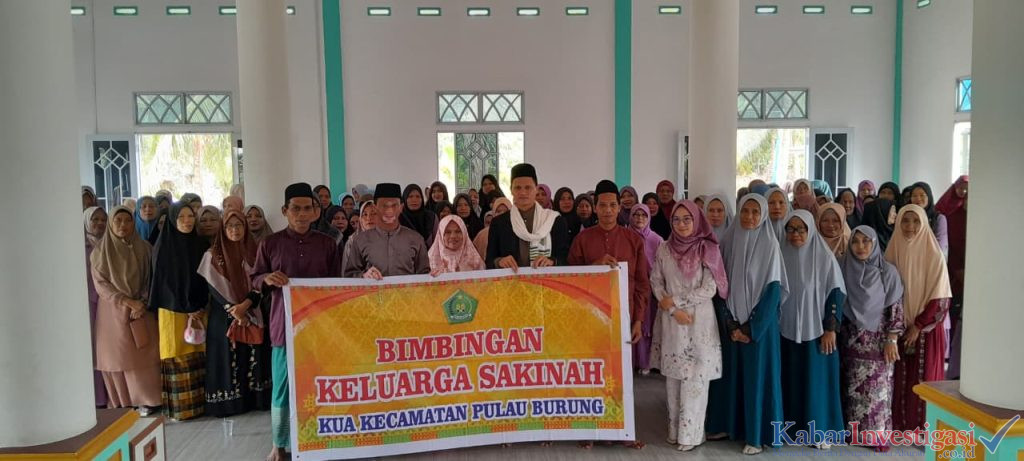 Wujudkan Keluarga Sakinah Mawaddah Warahmah, KUA Pulau Burung Sambangi Dusun Sungai Perpat