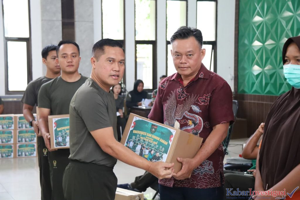 Pangdam XIX/Tuanku Tambusai Pimpin Bakti Sosial Kesehatan HUT Ke-81 TNI, Donor Darah dan Pengobatan Gratis Disambut Antusias Warga