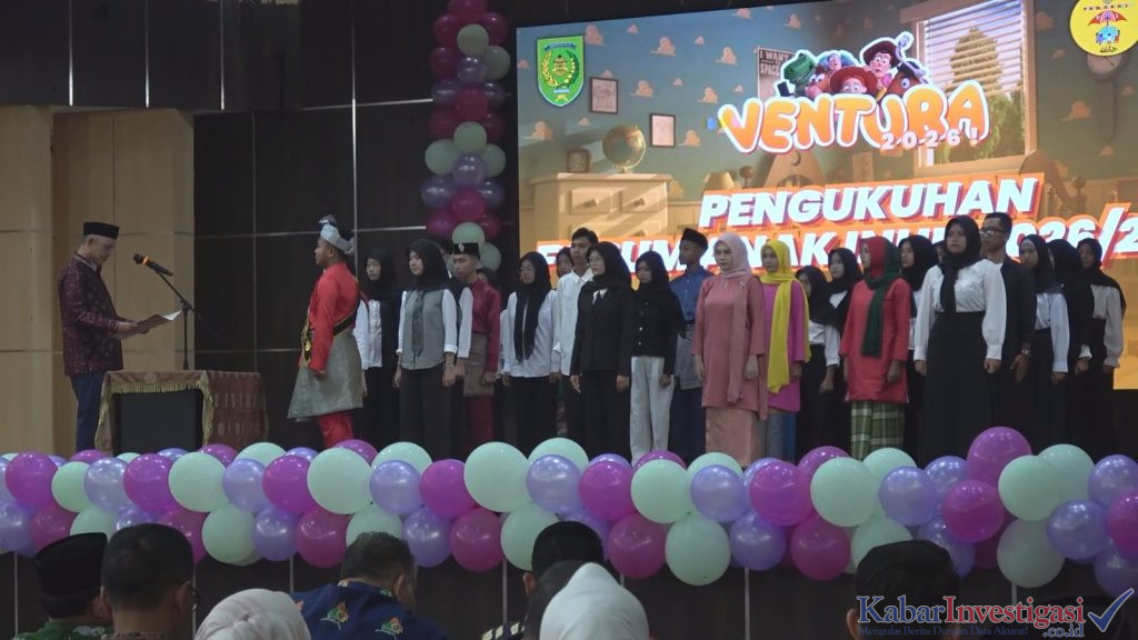 Bupati Herman Buka Ruang Aspirasi Anak, Forum Anak Inhil Dikukuhkan