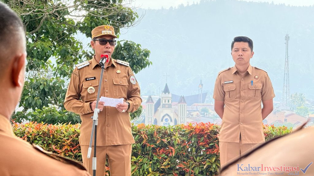 Pimpin Apel Gabungan, Bupati Taput Tekankan Perubahan Mental Kerja ASN dan Penguatan Pelayanan Publik