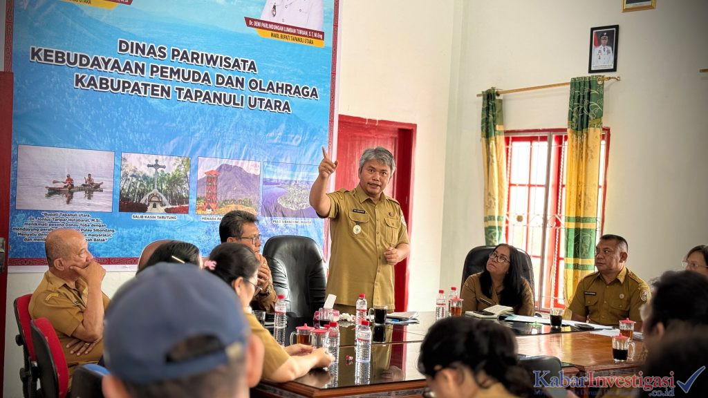 Pimpin Monev Disparbudpora, Pemkab Taput Dorong Pemanfaatan AI dan Kesiapan Event Hari Jadi ke-81 Taput