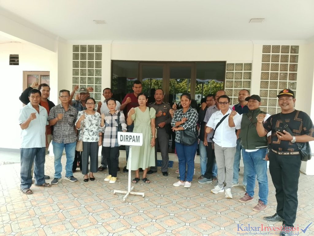 MERASA DIABAIKAN PT SBS, WARGA TELUK BAKAU DATANGI DITPAM BP BATAM TUTTUT KEADILAN LAHAN