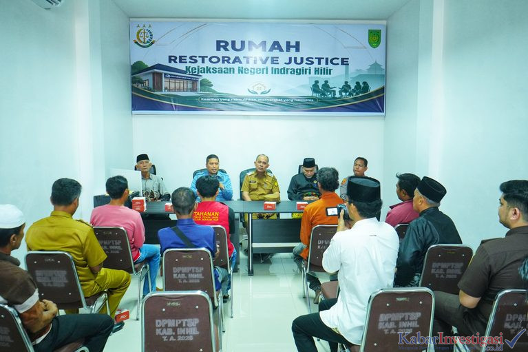 Bupati inhil Apresiasi , Kejari Inhil Gelar Restorative Justice Pertama di MPP Tembilahan