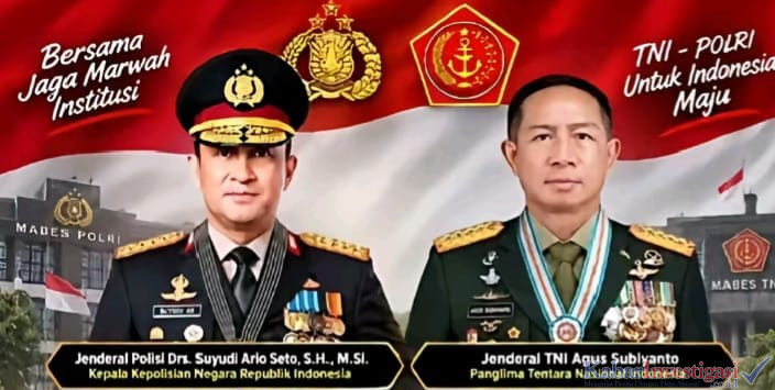 Pesan Tegas Kapolri dan Panglima TNI: Hati-Hati! Jangan Membebacking Perbuatan Tidak Benar!