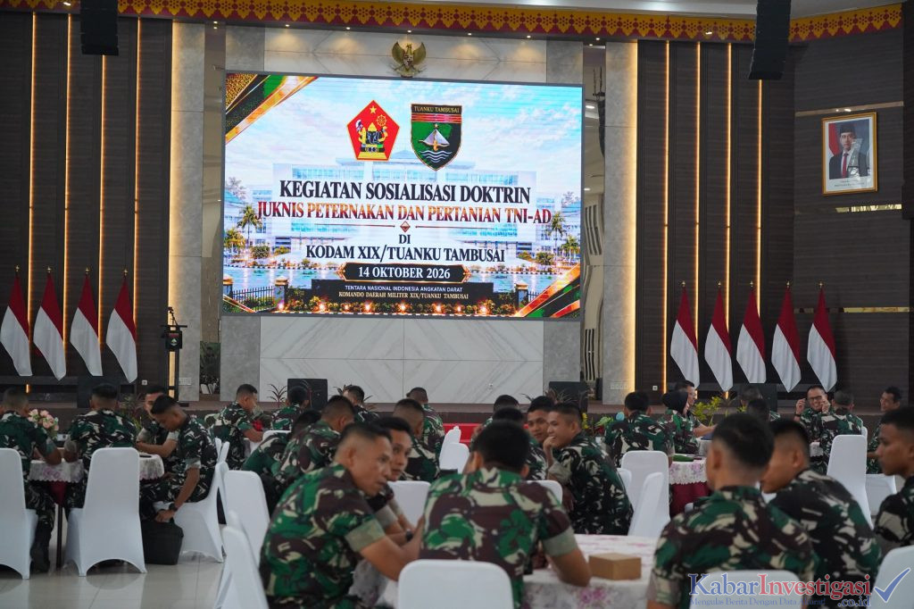 Kodam XIX/Tuanku Tambusai Perkuat Peran Yonif TP, Sosialisasi Juknis Pertanian dan Peternakan