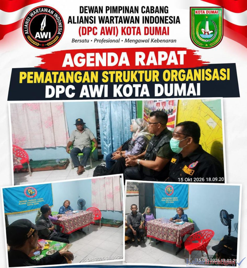 Mantapkan Roda Organisasi, DPC AWI Kota Dumai Gelar Rapat Ke-2 dan Susun Struktur Kepengurusan Sah