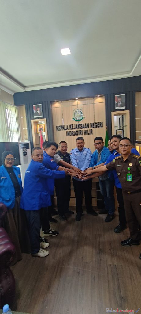 Rajut Persatuan dalam Bingkai Hukum, KNPI Inhil Silaturahmi ke Kejaksaan Negeri Inhil: Pemuda dan Adhyaksa Bersatu untuk Negeri