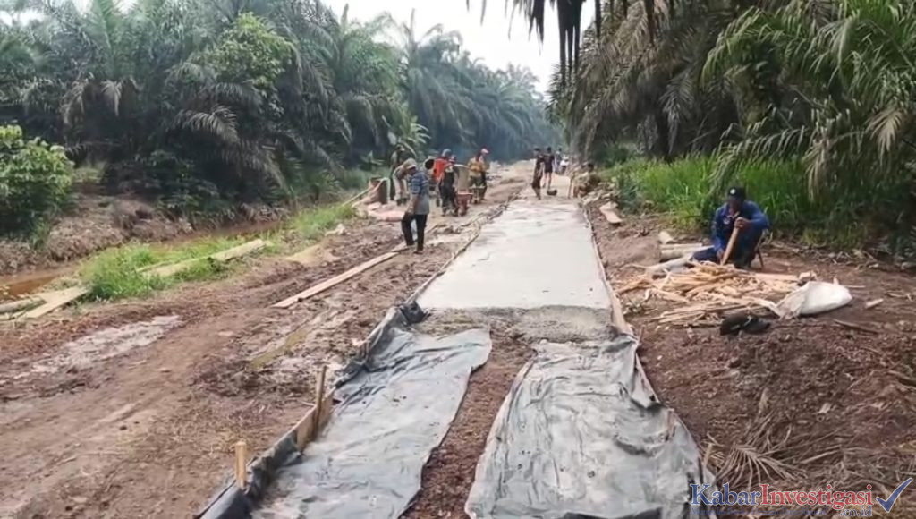 Jalan Mantap, Ekonomi Kreatif, TMMD Ke-130 Kodim 0314/Inhil Hadir untuk Negeri